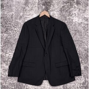 Armani Collezioni Jacket 44R Mens G Line Textured Black Wool Blend Sport Coat